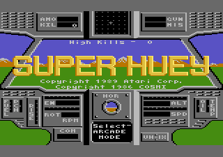 Super Huey UH-IX Title Screen